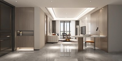 现代客餐厅3D模型下载